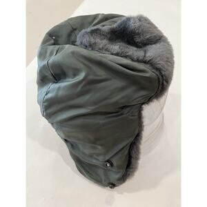 US Air Force Winter Flying Helmet Cold Weather Sage Green Type B9B Medium